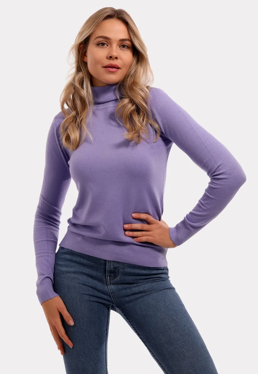 Basic Rollkragenpullover aus Feinstrick – Bild 9