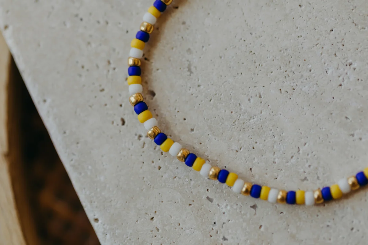 STOCKHOLM - buntes Glasperlenarmband 002 – Bild 9