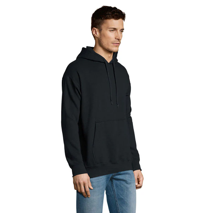 OEKO-TEX® Kapuzenpulli mit Fleece Futter 320g /m² – Bild 3
