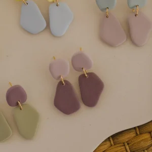 BENU - Ohrringe aus Polymer Ton in Pastell Farben