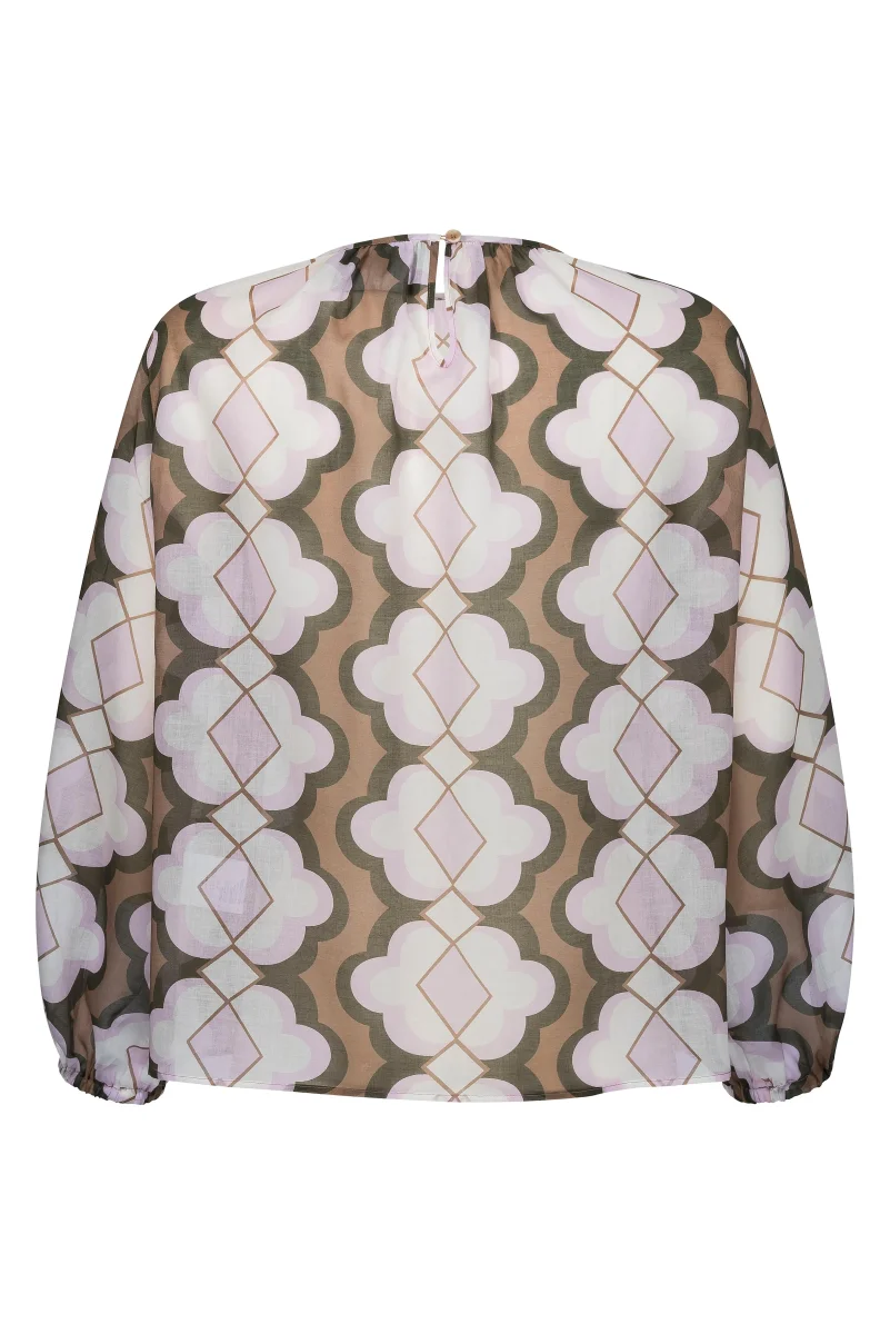 Romantische Printbluse – Bild 3