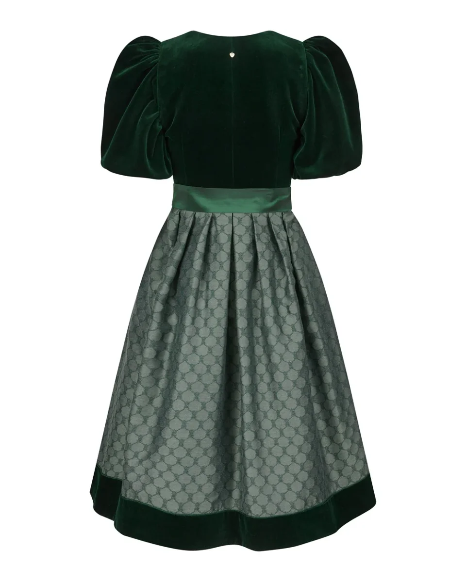 Samtdirndl Mona mit abnehmbarem Puffarm – Bild 4