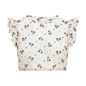 Bluse Kim Flügel Spitze bestickt
