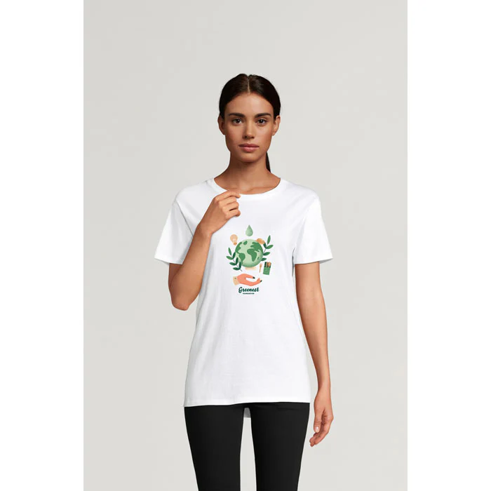 Unisex T-Shirt aus organic Cotton 140g/m² – Bild 2