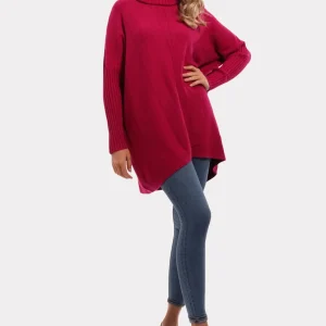"Vielseitiger Oversize Strickpullover mit Rollkragen"