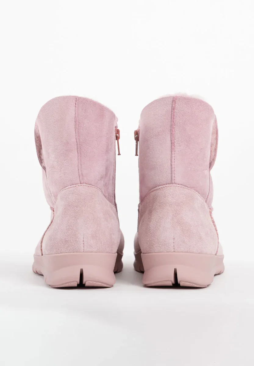 wärmende Stiefelette Veloursleder – Bild 8