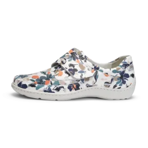 blumiger Halbschuh Textil